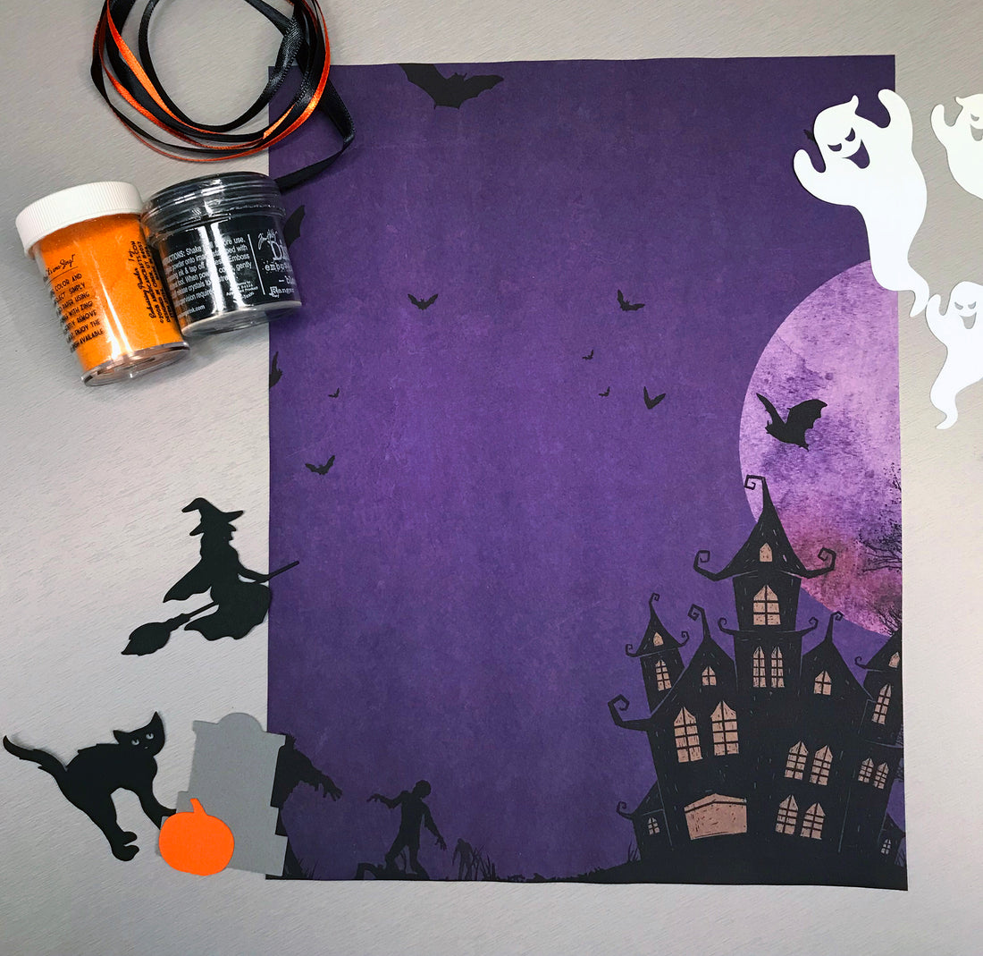 Halloween mixed media craft project ideas