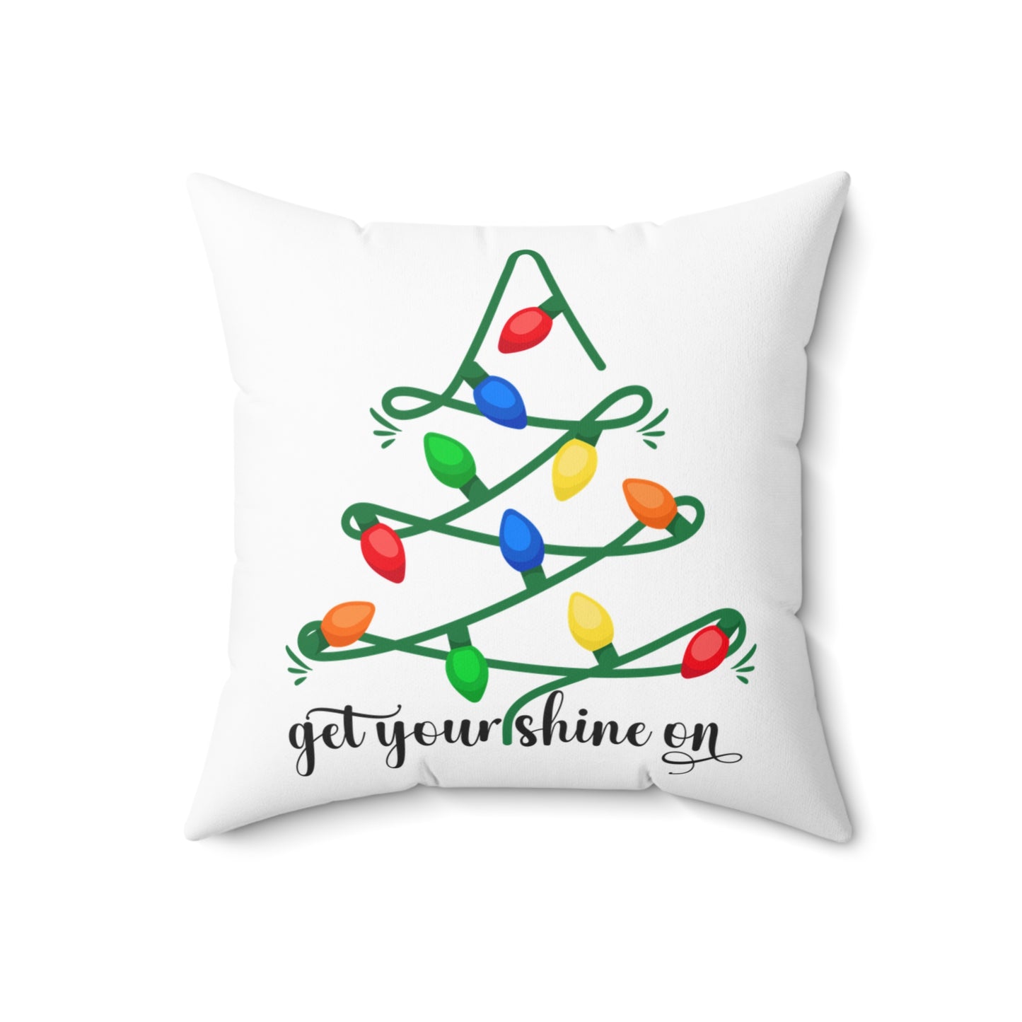 Spun Polyester Square Pillow