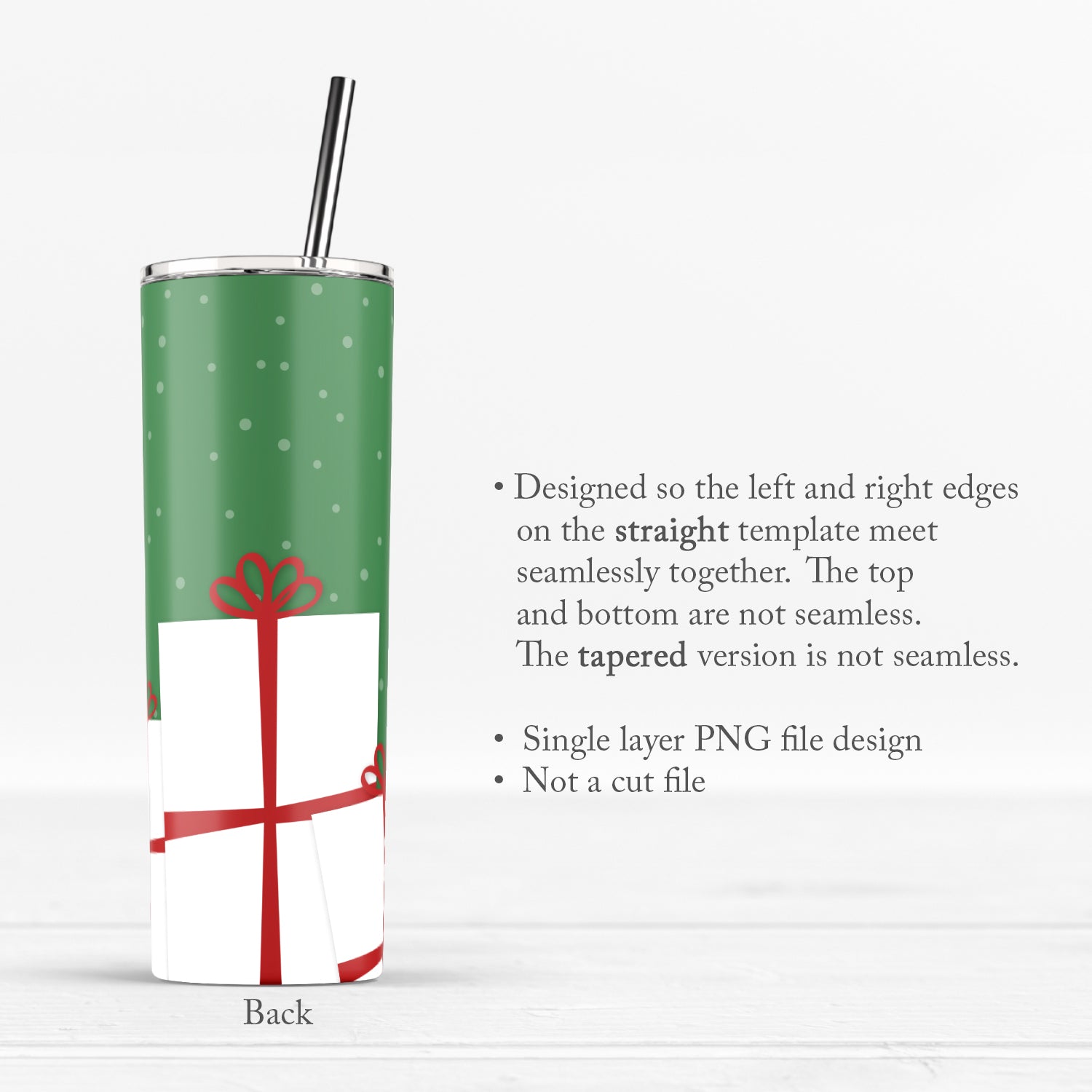 seamless 20 oz skinny tumbler Christmas santa tumbler wrap sublimation designs