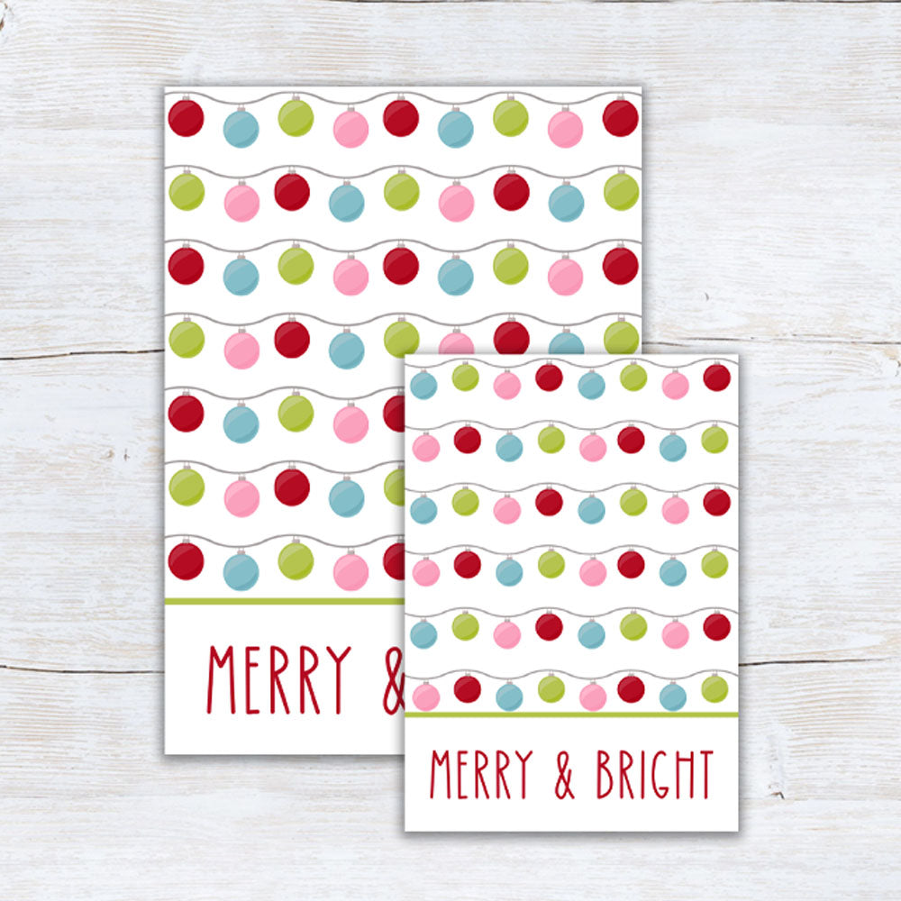 Christmas merry and bright cookie card backers by your paper stash
