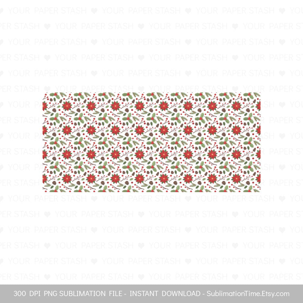 Christmas holiday poinsettia glass jar sublimation png design instant download small business use