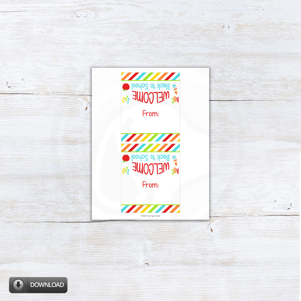 school treat bag toppers
