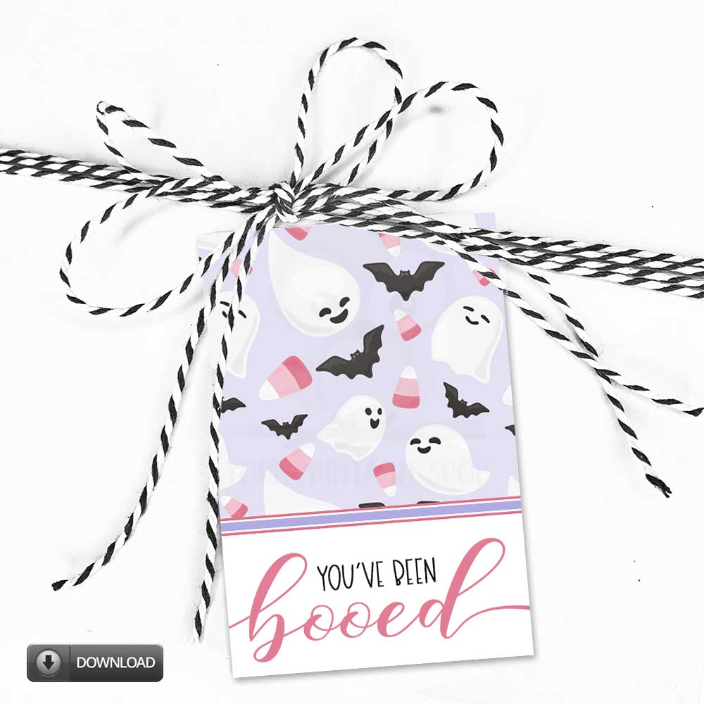halloween boo game gift tags