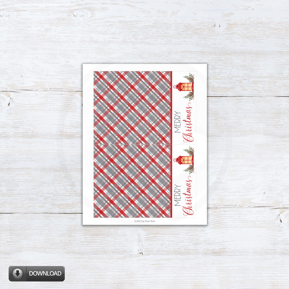 Printable Christmas note cards for teachers and students