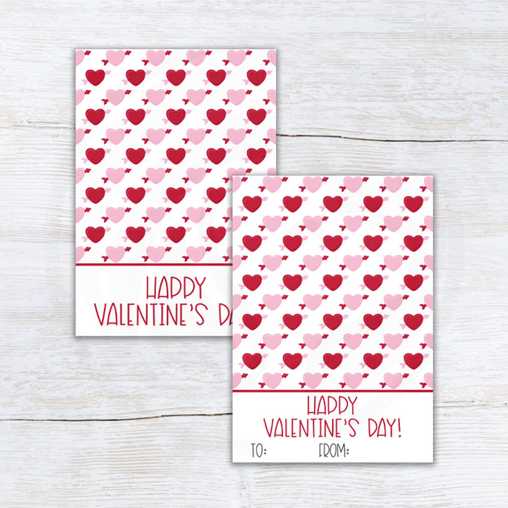 happy valentines day mini cookie cards