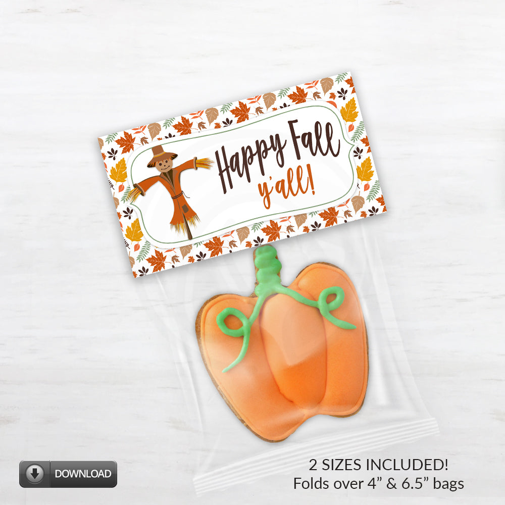 printable fall treat bag toppers