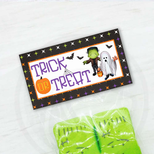 printable kids halloween trick or treat bag toppers