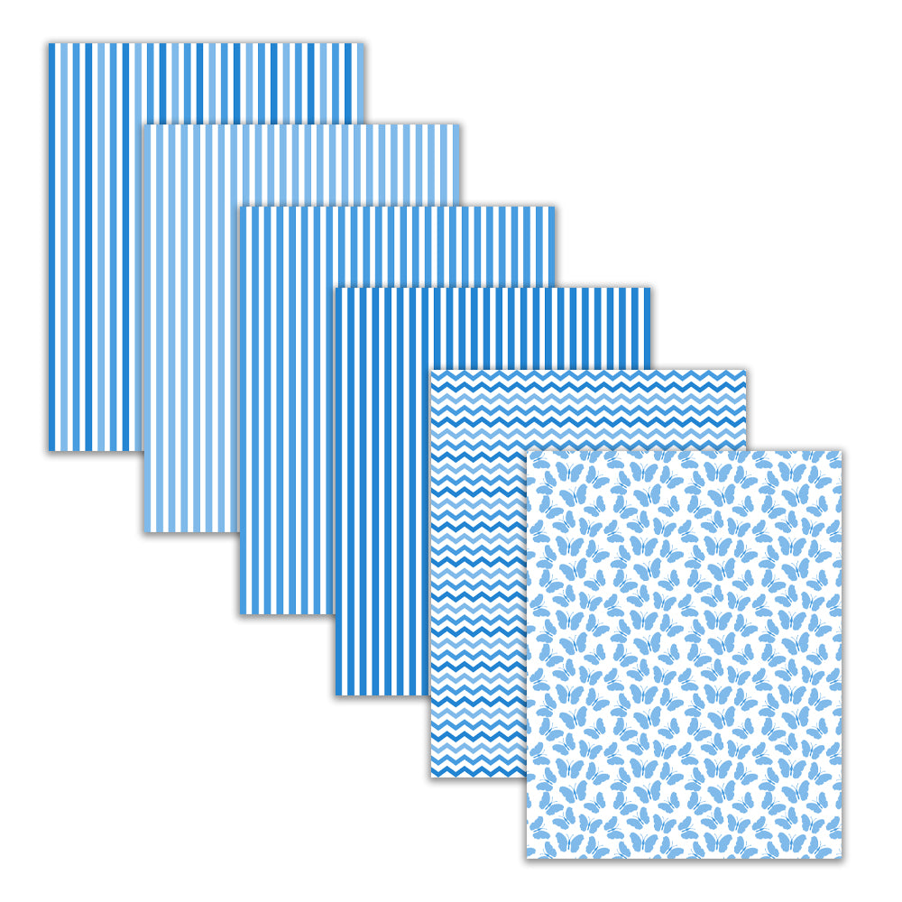 Blue ribbon prostate cancer awareness digital paper backgrounds with inspirational words and pattern designs