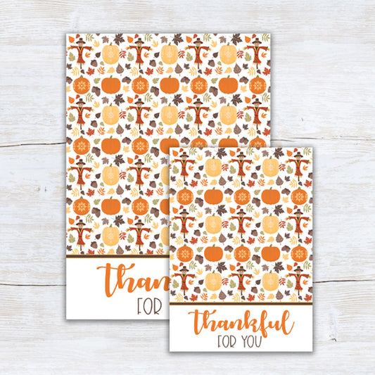 thanksgiving mini cookie card backers