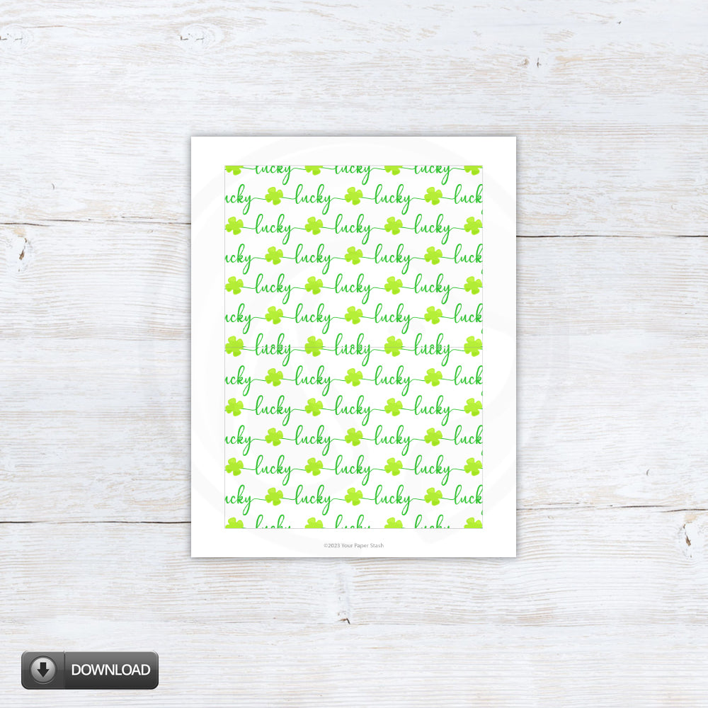 St. Patrick's Day Lucky To Have You Cookie Gift Box Backers Liners