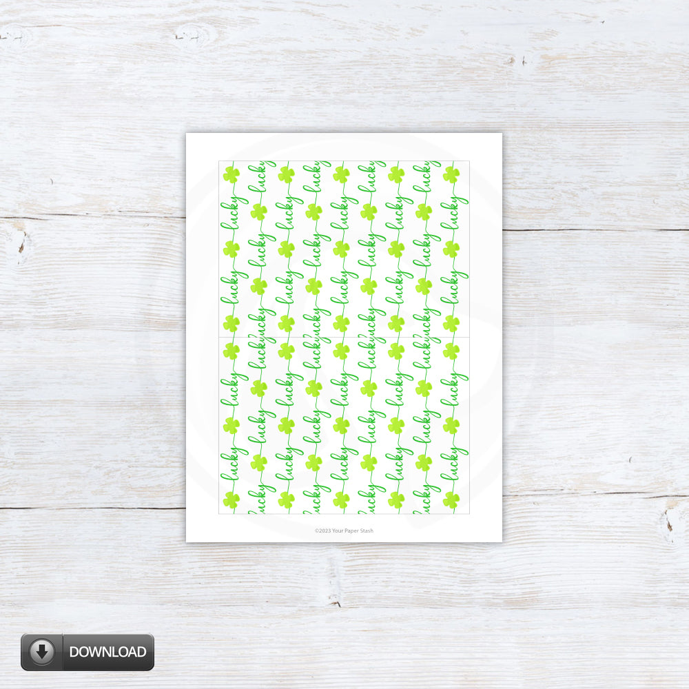 St. Patrick's Day Lucky To Have You Cookie Gift Box Backers Liners