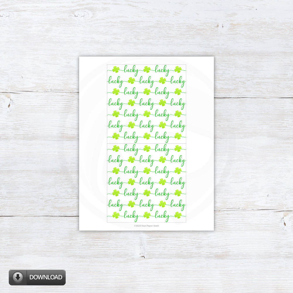 St. Patrick's Day Lucky To Have You Cookie Gift Box Backers Liners