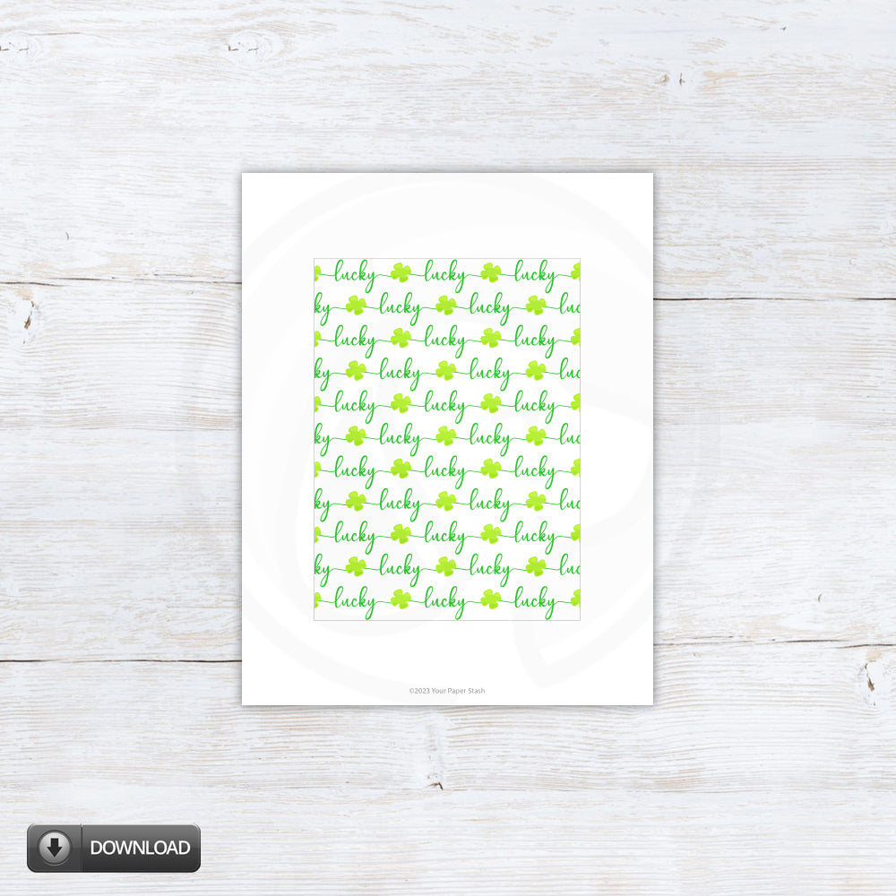 St. Patrick's Day Lucky To Have You Cookie Gift Box Backers Liners