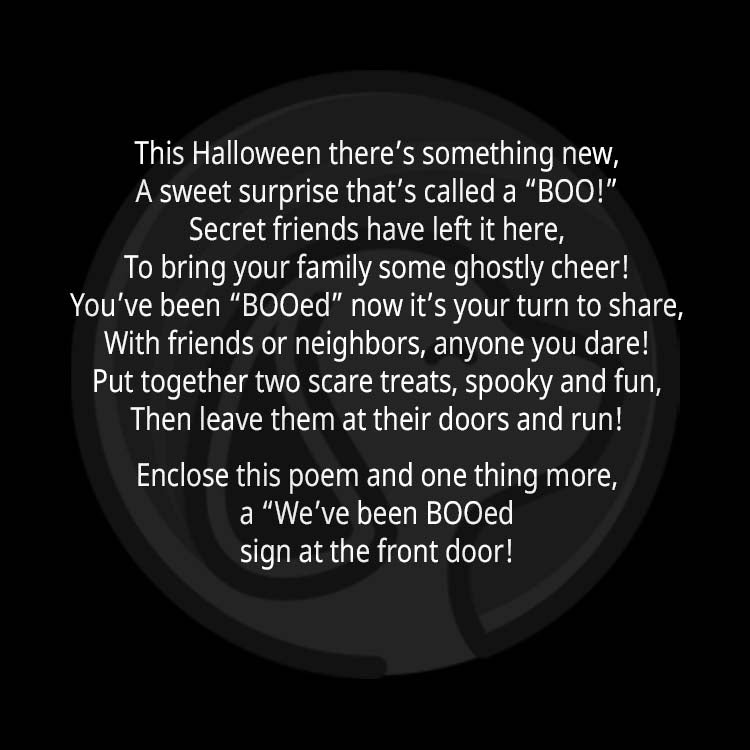 Printable Halloween We've Been BOOed Kit for Neighborhood Game