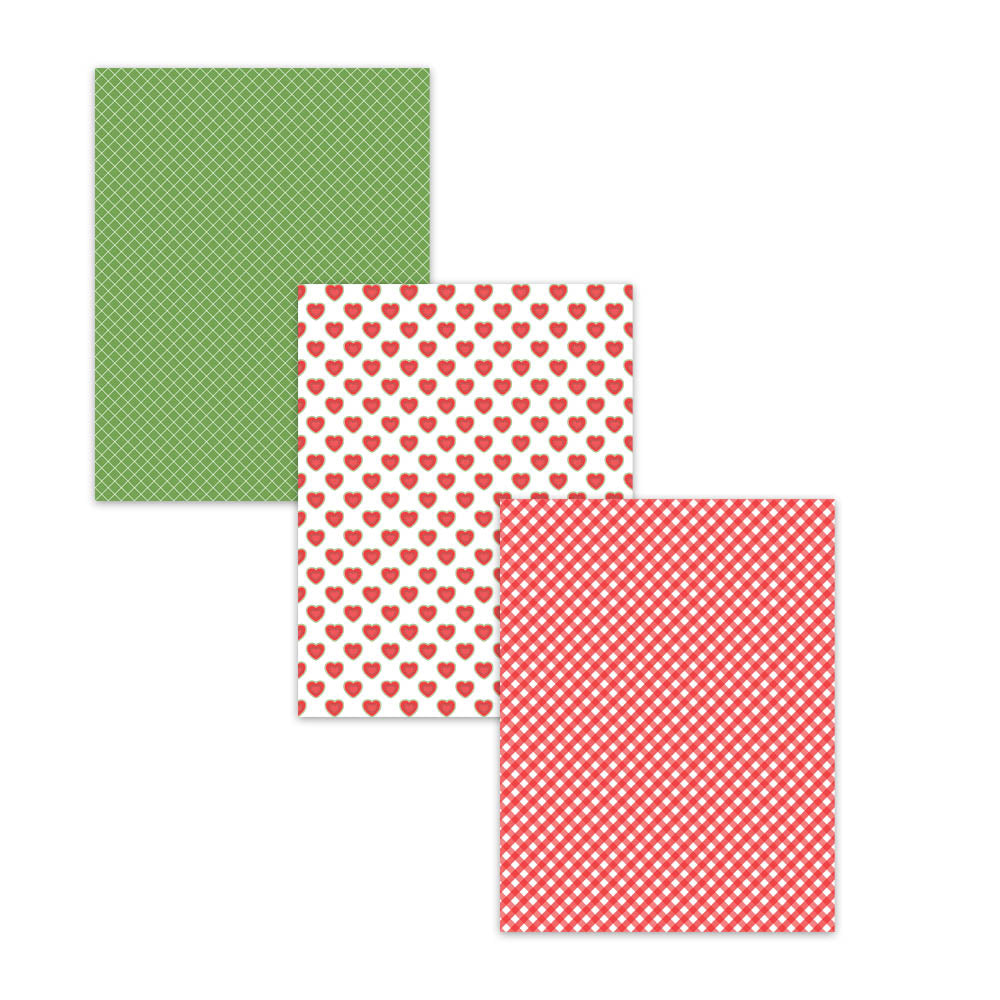 Watermelon digital paper pack with watermelon slices, seeds, and red green summer patterns