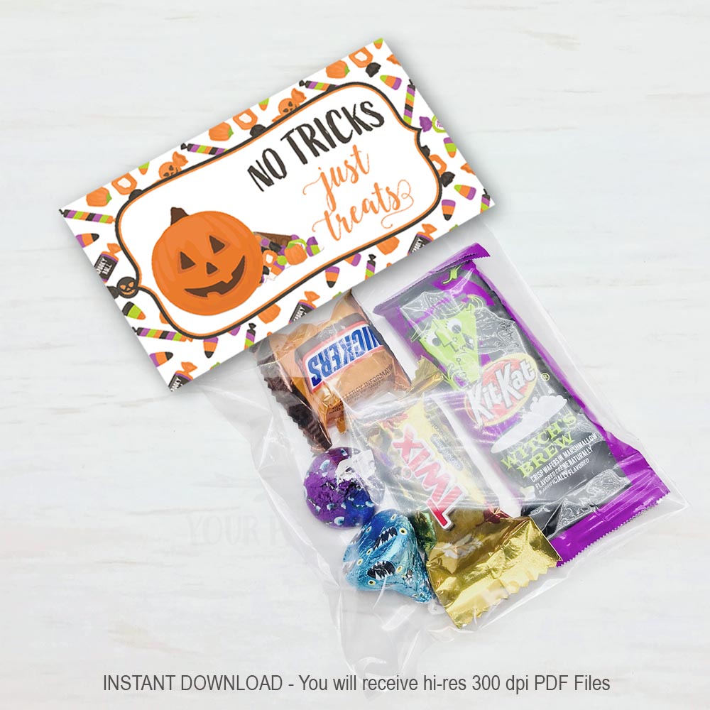 candy bag topper printable instant digital download