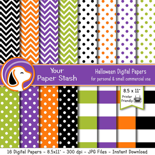 8.5x11 Printable 50s Sock Hop Digital Scrapbook Papers – Your Paper Stash