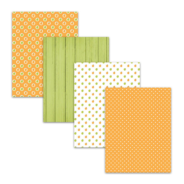 green yellow apple digital scrapbook papers, wood texture backgrounds, yellow polka dot paper, your paper stash