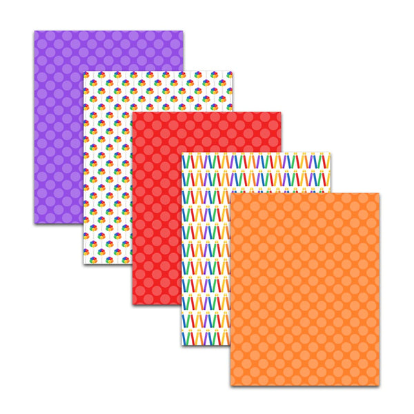 purple polka dot digital paper pack your paper stash