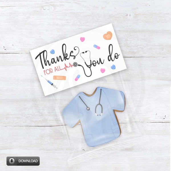 Medical Doctor Nurse Appreciation Week Bag Topper