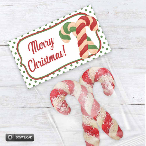 Christmas Candy & Cookie Bag Toppers for Holiday Parties
