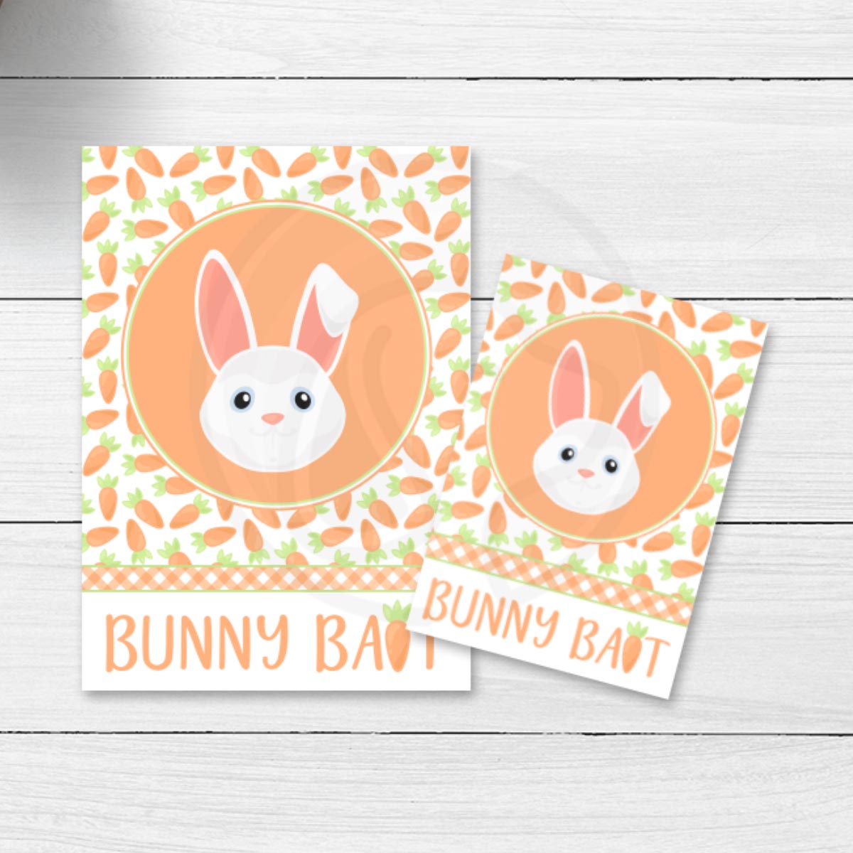 Easter bunny bait mini large cookie tag printable