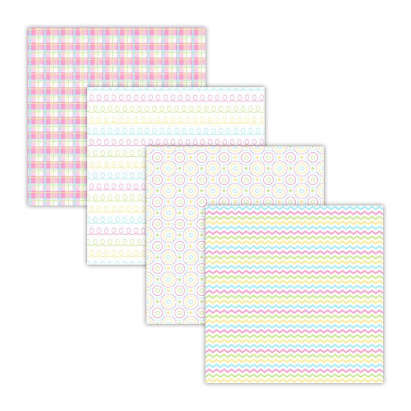 Easter Bunny Digital Scrapbook Paper Backgrounds
