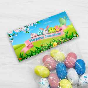 easter bunny treat candy favor bag topper printable instant download