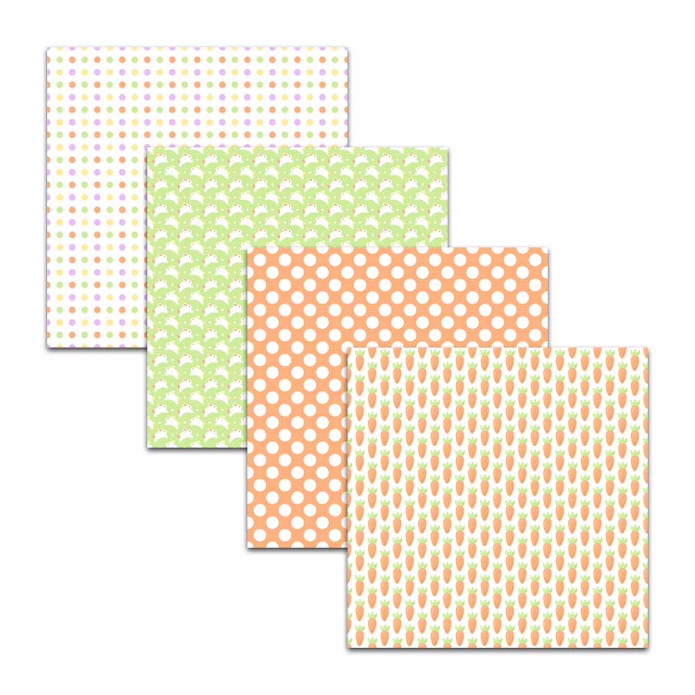 Pastel Easter Digital Scrapbook Papers