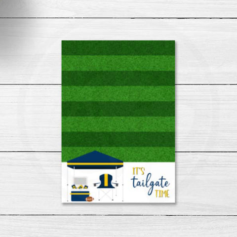 tailgate tailgating party mini cookie card packaging