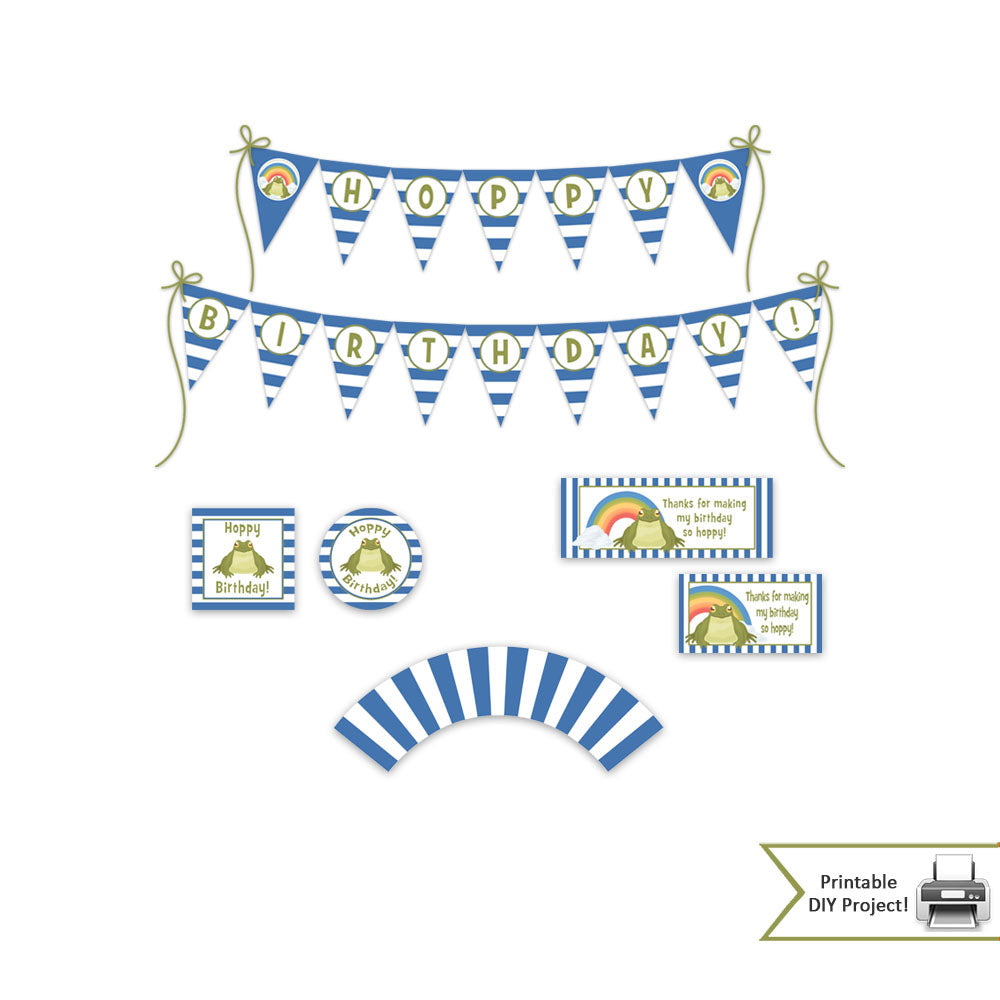 Frog Theme Birthday Party Decorations and Party Favors