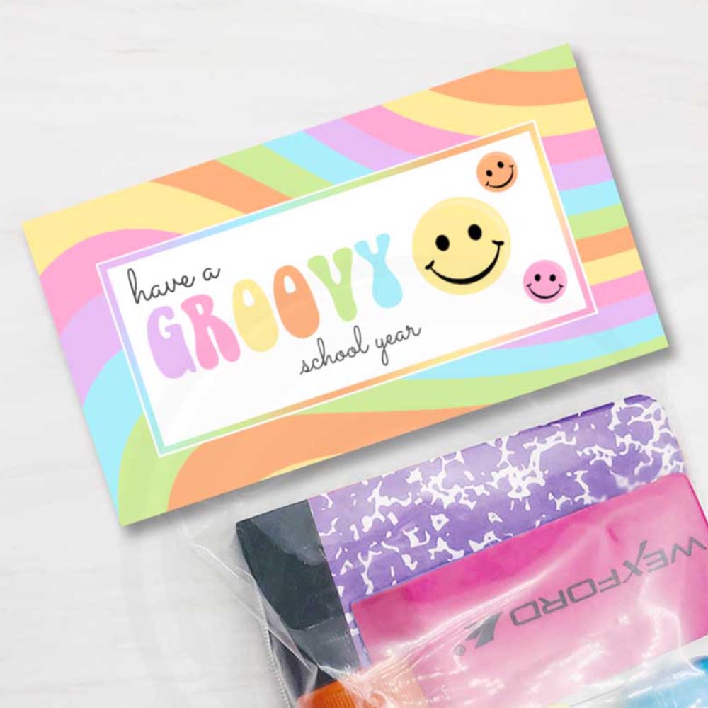 groovy back to school printables