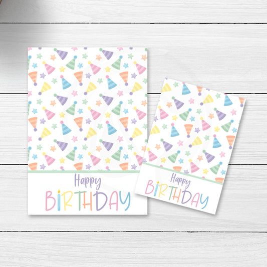 printable birthday mini cookie cards, birthday cookie card kit