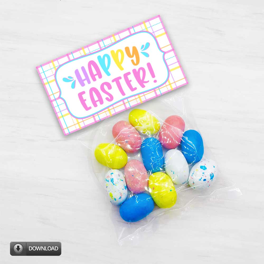 Easter printable treat bag topper, Easter goody bags