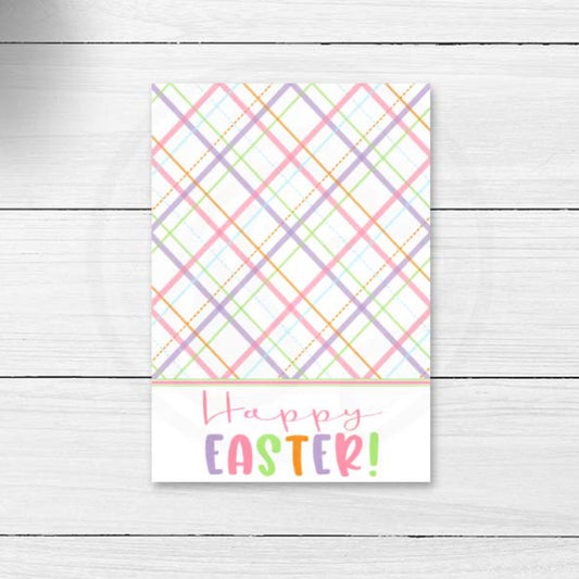Printable Easter mini cookie card instant download
