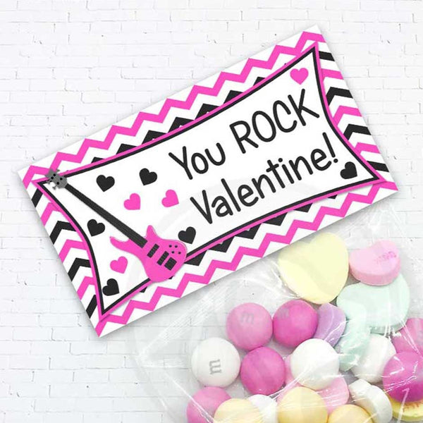 valentine's day printable treat bag toppers, paper valentines