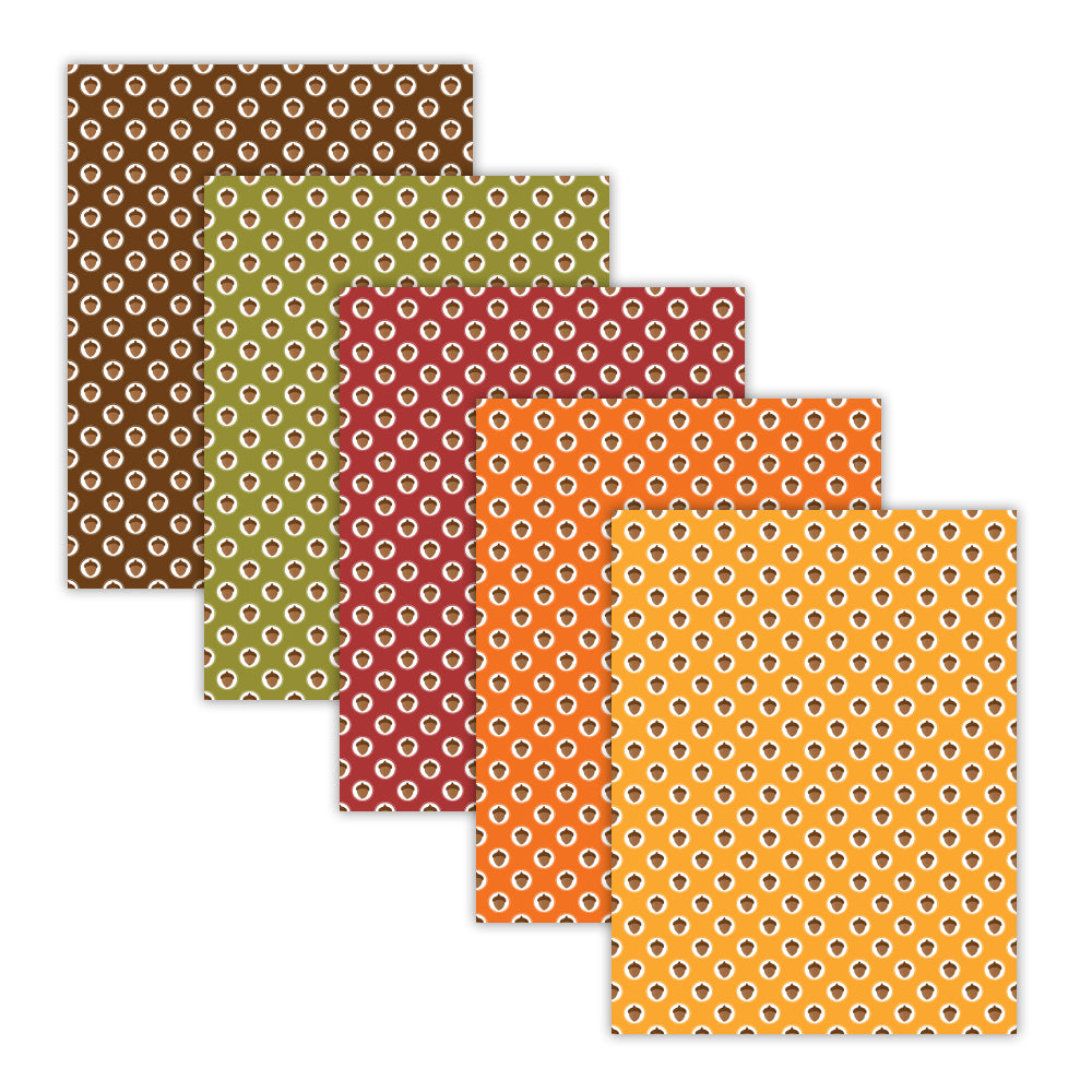 Printable Fall Acorn and Gingham Digital Papers – Your Paper Stash printable-fall-acorn-and-gingham-digital-papers-your-paper-stash