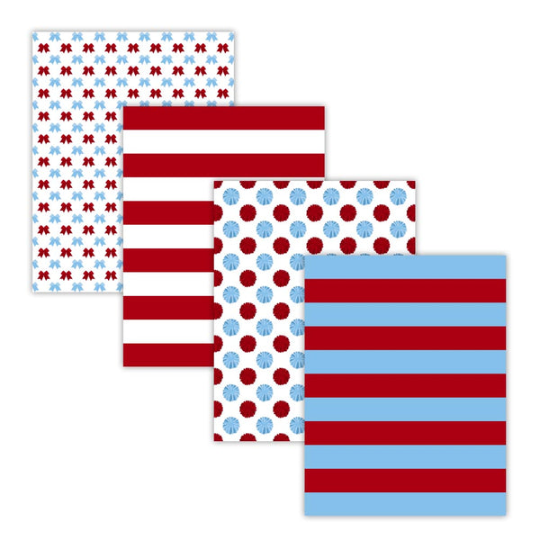 Printable Cheerleading Digital Background Patterns