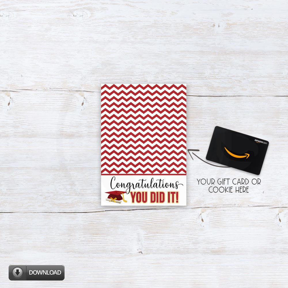 Graduation Cookie or Gift Card Holder Card