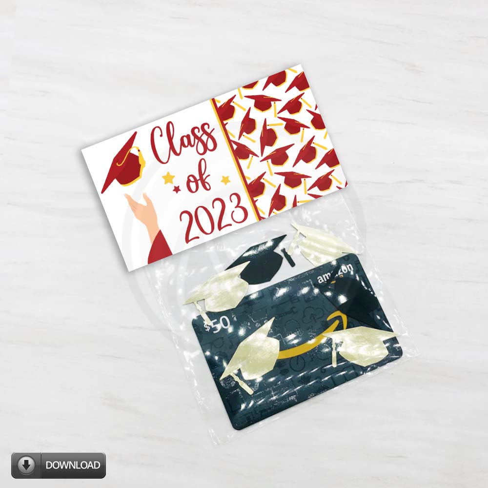 graduation cookie bag toppers