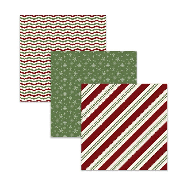 Traditional Christmas Digital Scrapbook Paper Pack