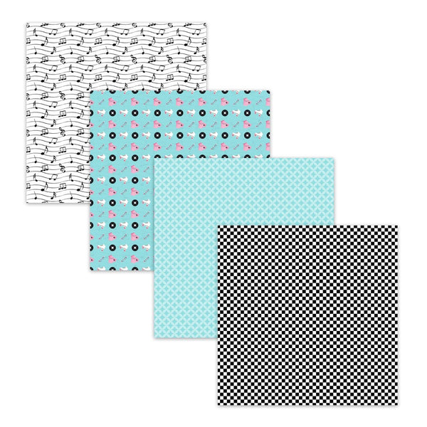 music note poodle skirt checkerboard backgrounds