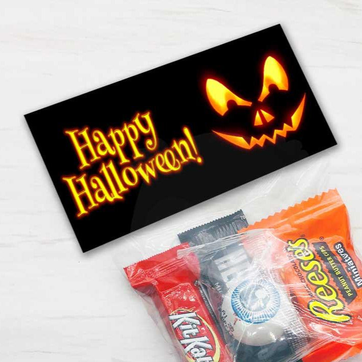 printable halloween spooky pumpkin jackolantrn treat candy cookie goody bag topper party favor bags download trick trunk or treat kids halloween party