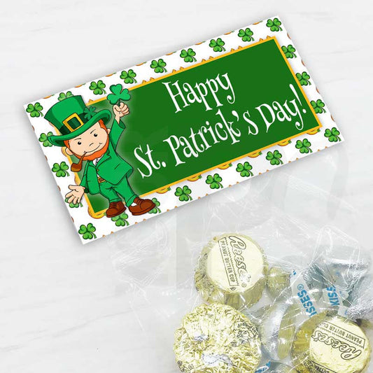 st. patrick's day printable treat bag toppers, st. patrick's day party favor bags