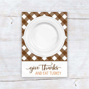 thanksgiving printable dinner card