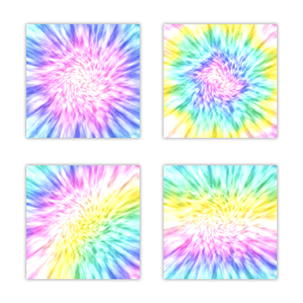 summer tie-dye digital paper backdrops, groovy hippie digital patterns