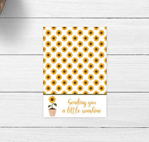 printable sunflower summer flower cookie card tag note card housewarming wedding cards download your paper stash yourpaperstash