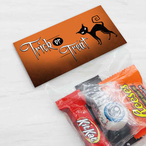 halloween black cat treat candy goody bag toppers printable kids craft projects classroom party ideas